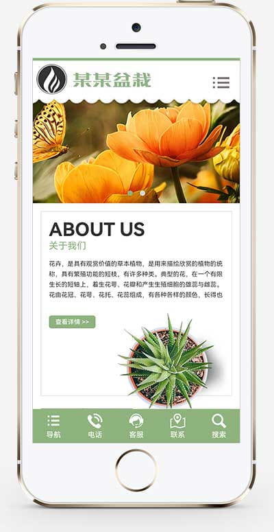 (自适应手机端)响应式绿植花卉盆栽pbootcms网站模板 办公室盆栽租赁网站源码下载 pbootcms 第2张 (自适应手机端)响应式绿植花卉盆栽pbootcms网站模板 办公室盆栽租赁网站源码下载