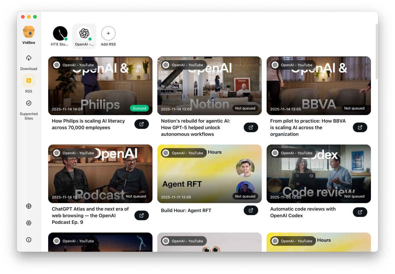 VidBee | 让每一帧精彩，都触手可及